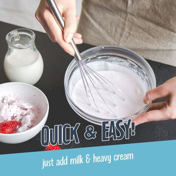 Nostalgia Sweet Strawberry Premium Ice Cream Mix Lot of 5 Bags 8oz Best By 12/26 - Picture 2 of 7